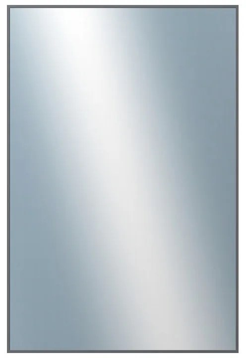 DANTIK - Zrkadlo v rámu, rozmer s rámom 80x160 cm z lišty Hliník platina (7003019)
