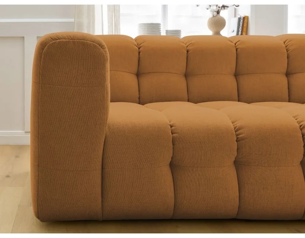 Okrovožltá rohová pohovka (pravý roh) Cloud – Bobochic Paris