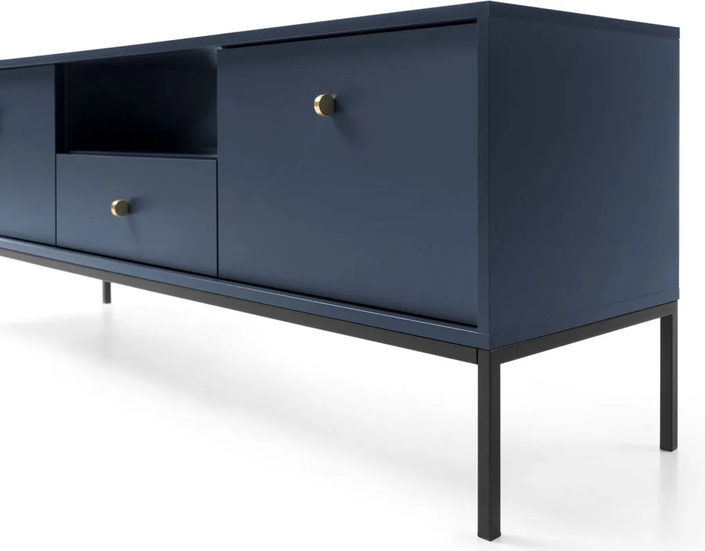 TV skrinka Mono, tmavo modrá