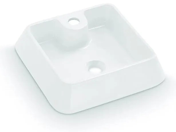 Bathco 4003 - Umývadlo na dosku GALICIA 40x40 cm porcelán/biela