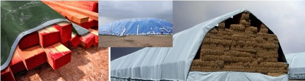 Strieborná vodeodolná krycia plachta 3m x 7m