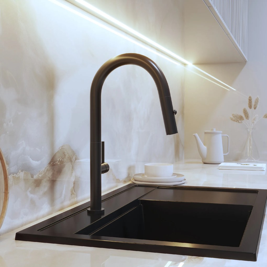 Gamma Slender 2, vysoká drezová batéria, čierna matná, GMA-BS2-BK