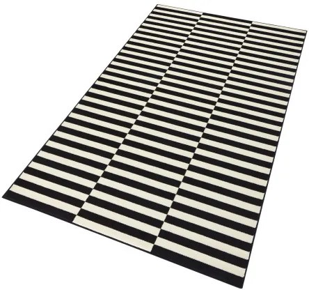 Koberec Hanse Home Gloria Panel čierny / krémový