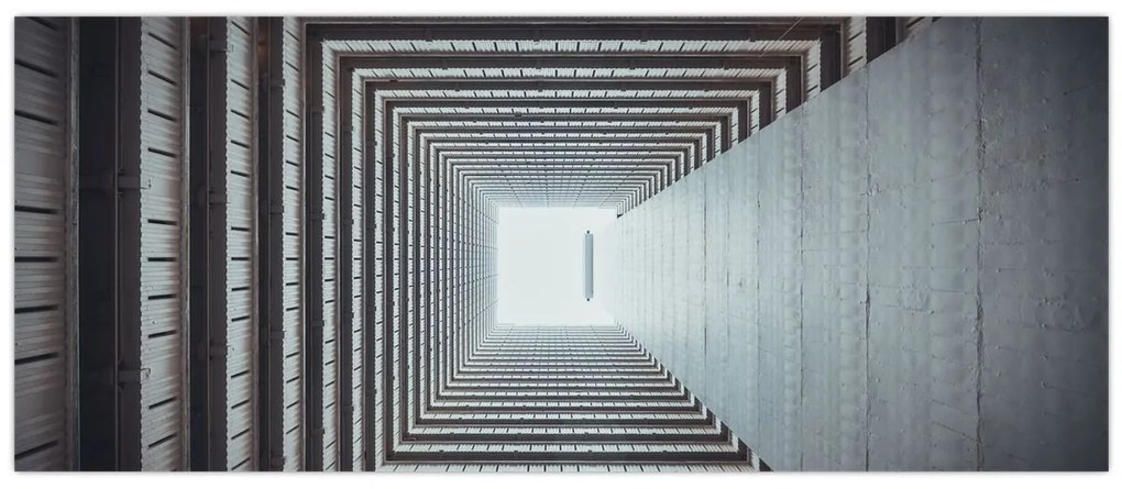 Obraz - Pohľad zvnútra budovy (120x50 cm)