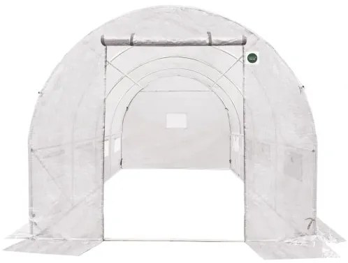 Záhradný fóliovník s rozmermi 2,5 x 4 m Biely