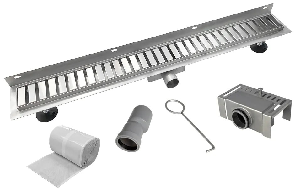 Mereo Mereo, Odtokový sprchový žľab k stene STRIP, MER-CZ172