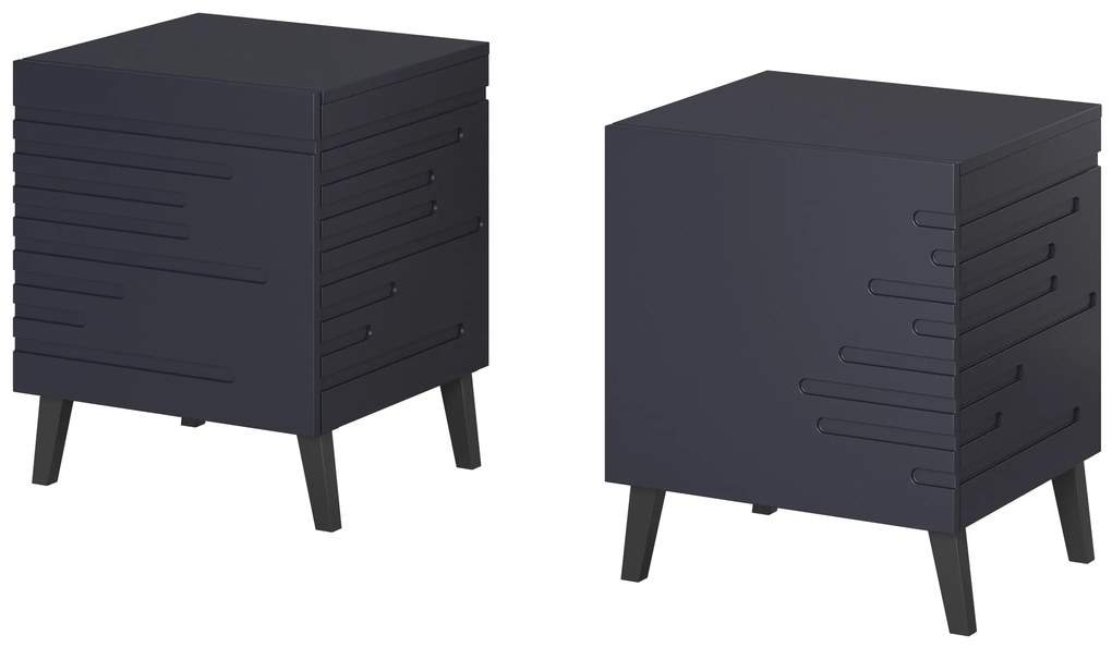 Cama Modrý nočný stolík Nova (2 ks)
