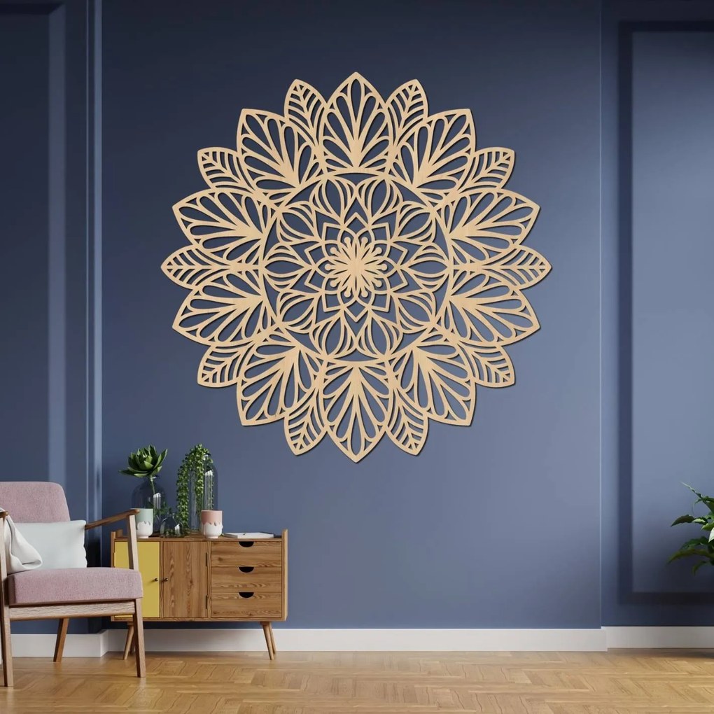 SENTOP | Mandala Kvet života z dreva - Symbol harmóniu pre váš domov | SENTOP HDF0255