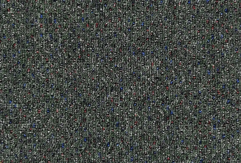 Timzo, Koberec metráž New Techno 3547 zelené, na mieru, šíře 4m, zelená, ab (mriežka), chodba / predsieň