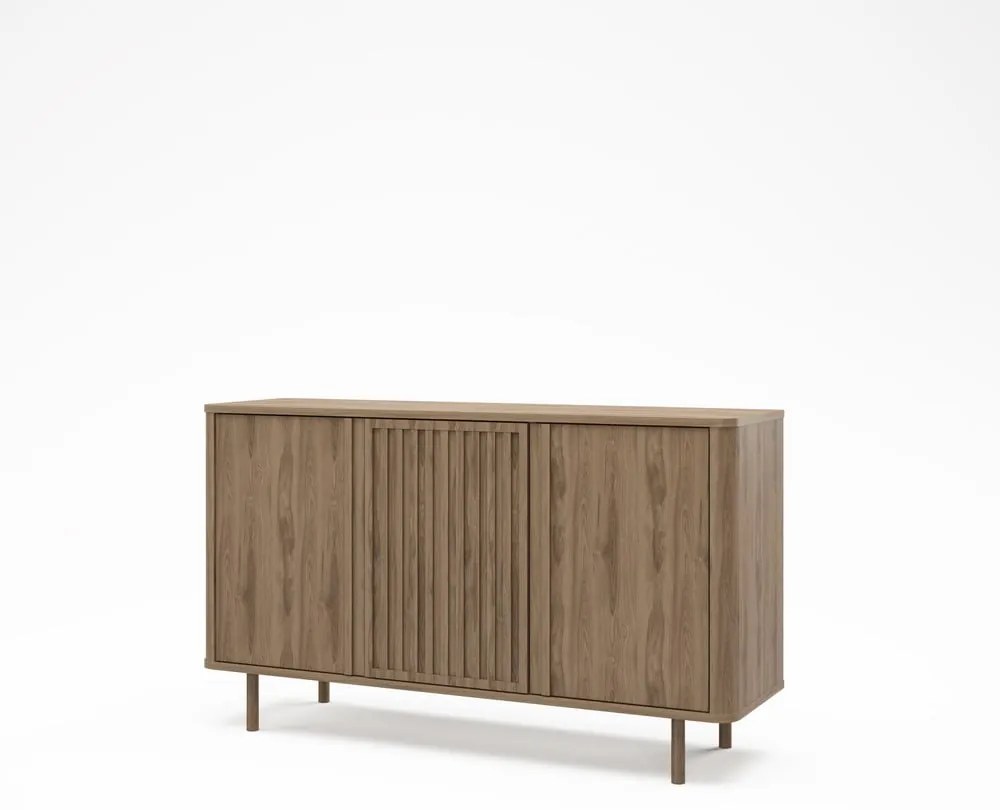 Komoda v dekore duba v prírodnej farbe 138x80x40 cm Salma – Marckeric