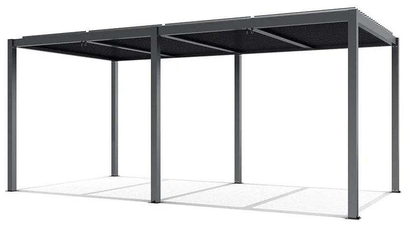 Hliníková bioklimatická pergola s lamelami 5.8 x 3 M