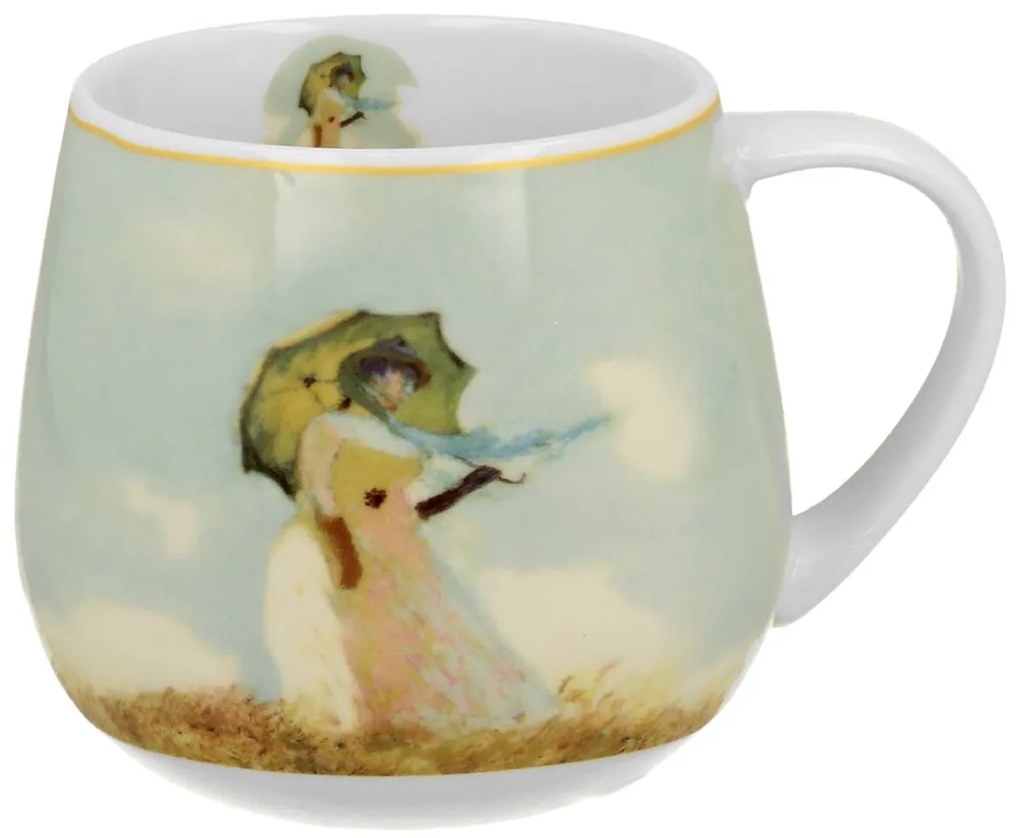 Porcelánový hrnček Monet Woman with Parasol 430 ml