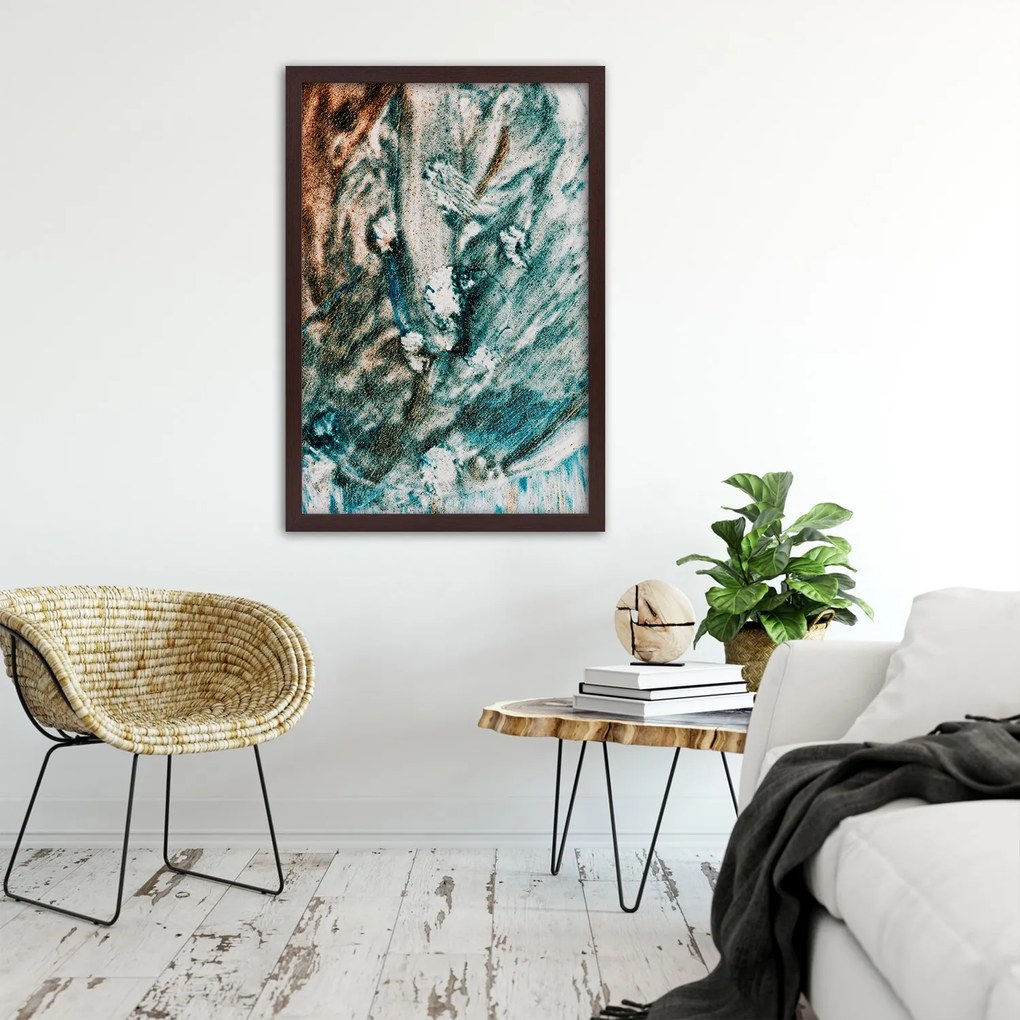 Gario Plagát Abstrakcia inšpirovaná prírodou Farba rámu: Bez rámu, Rozmery: 40 x 60 cm