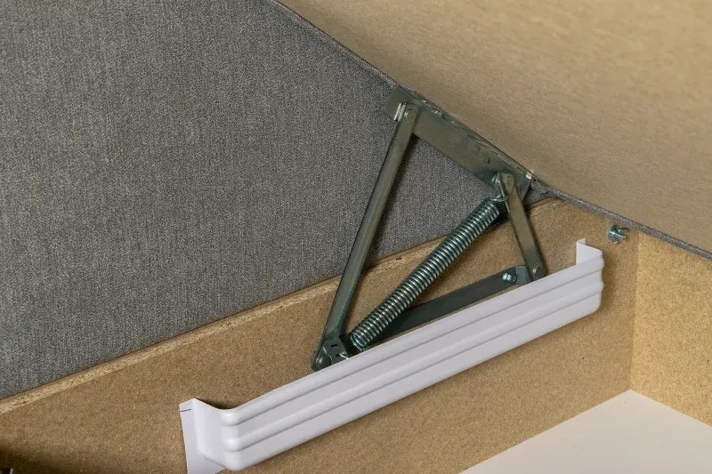 Posteľ Leo s čelami, 200x90, Ľavá, sivá (a55, 90cm, deska/ella, noha e)