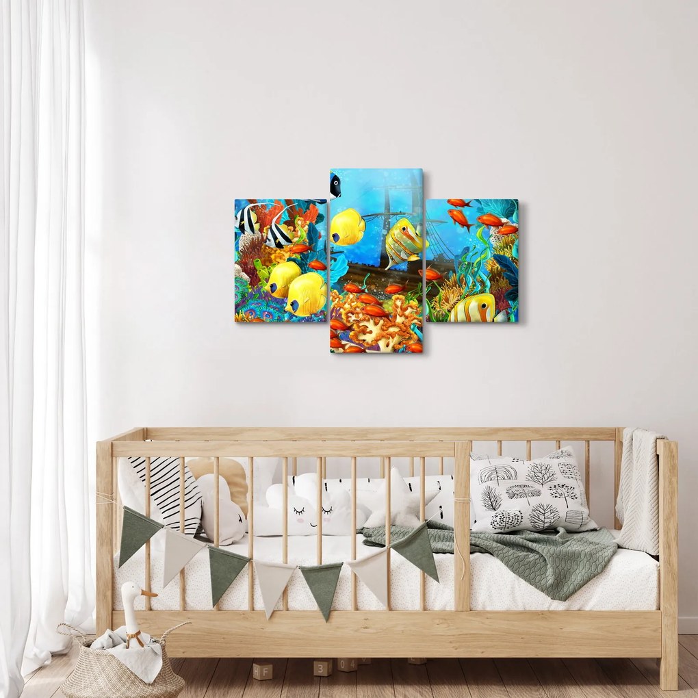 Obraz - Farebný koralový útes (90x60 cm)