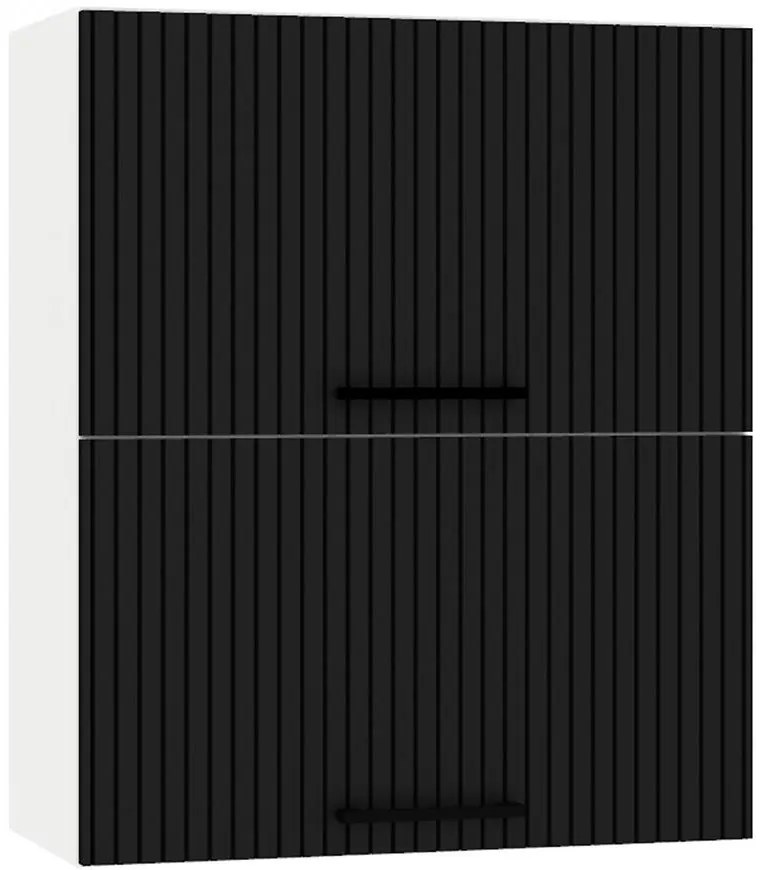 Skrinka do kuchyne Kate w60grf/2 čierny hrášok
