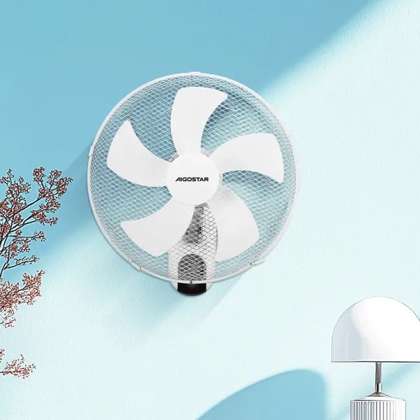 Aigostar -  Nástenný ventilátor 45W/230V biela + DO