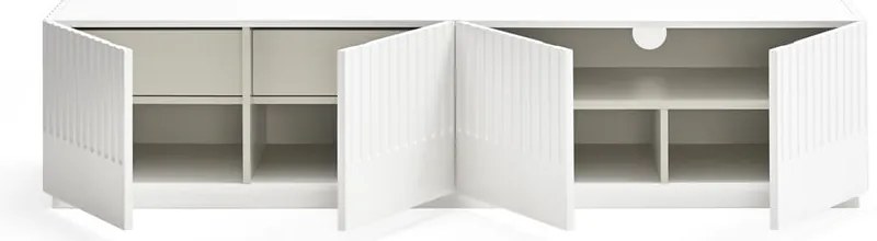 Biela TV komoda Teulat Doric