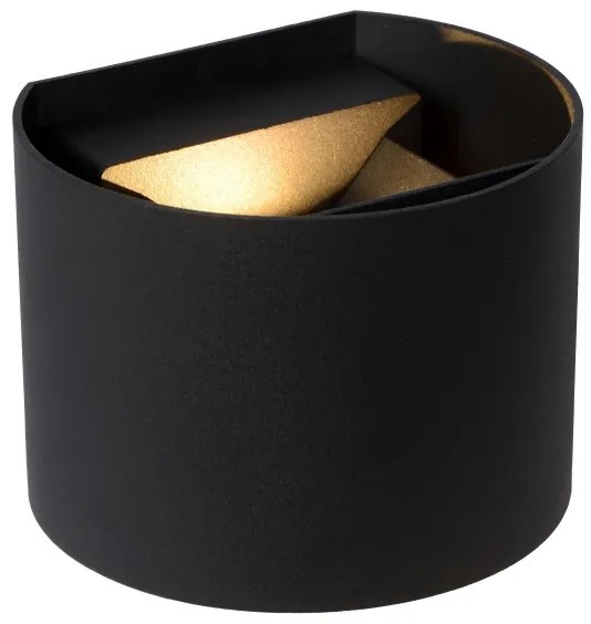 Lucide 69201/06/30 - LED Vonkajšie nástenné svietidlo AXI 2xLED/7W/230V IP54 čierna