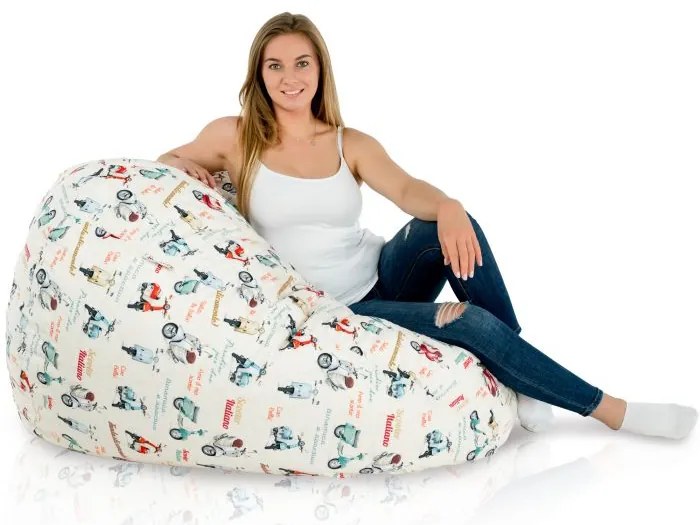 Sedací vak BAG Sako Design Italiano Veľkosť: XXL