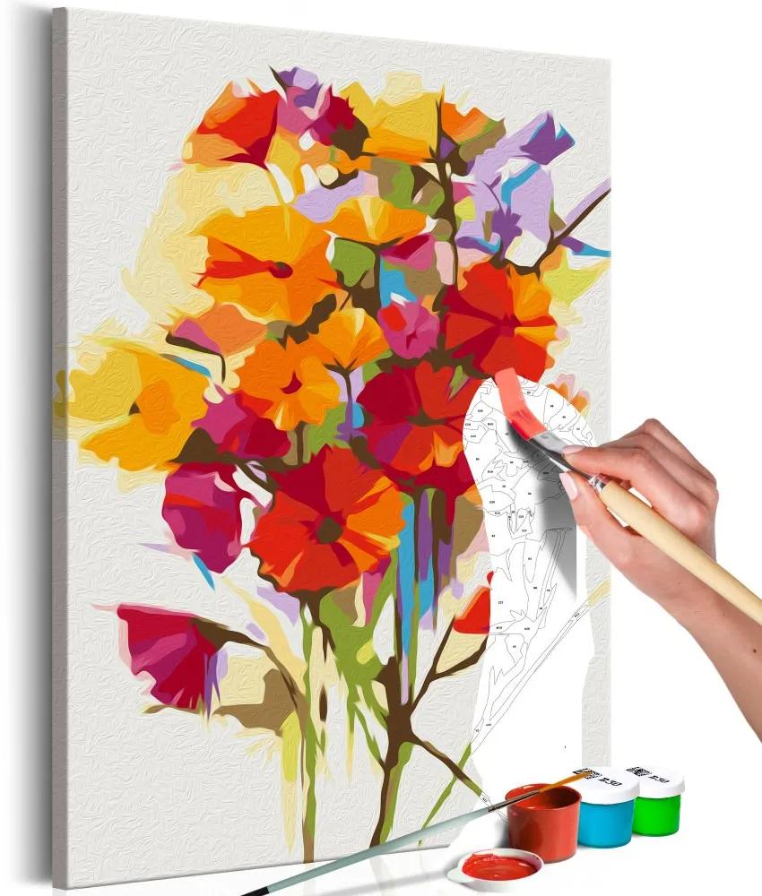 Maľovanie podľa čísiel - Summer Flowers 40x60