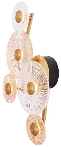 MAXLIGHT W0357 - LED Nástenné svietidlo ALLURE 5xLED/5W/230V zlatá