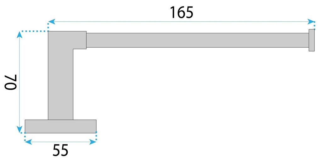 Rea Nico, držiak na toaletný papier, brúsená oceľ, REA-88059