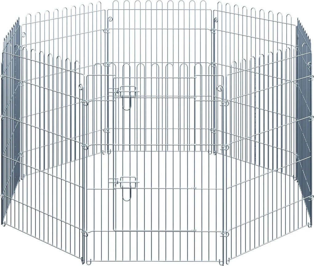 PawHut Hračka pre šteniatka – Ohrádka pre zvieratá, 8-dielna, B63 x H91 cm | Aosom