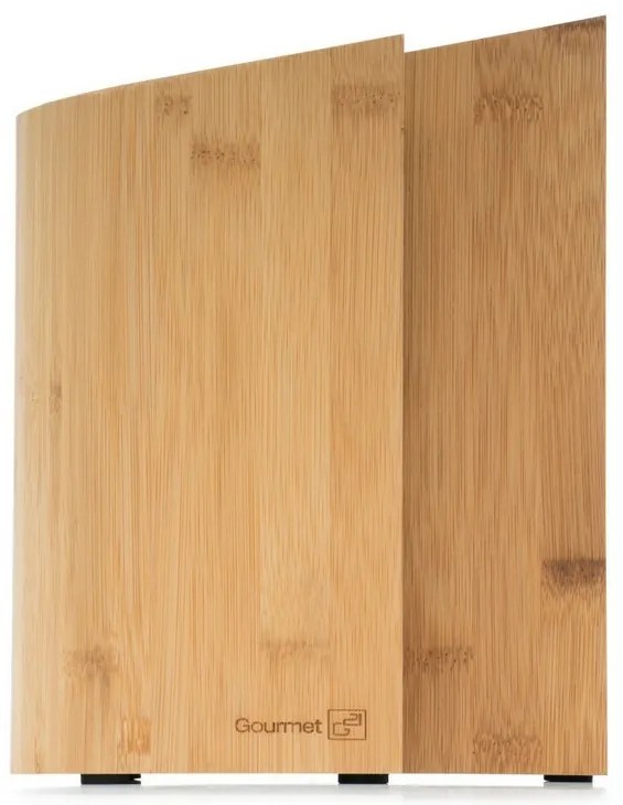 G21 Gourmet blok na nože, bambus, pre 5 nožov