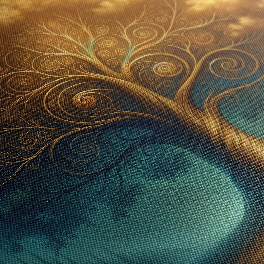 Obraz magický strom života v noci