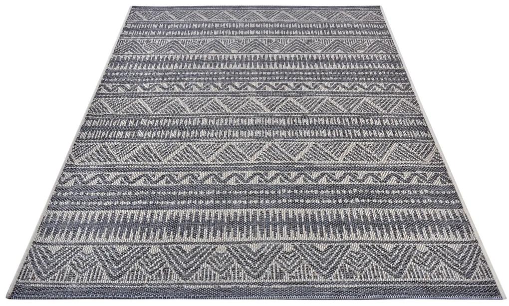 Hanse Home Collection koberce Kusový koberec Clyde 105906 Loto Grey Beige – na von aj na doma - 63x120 cm