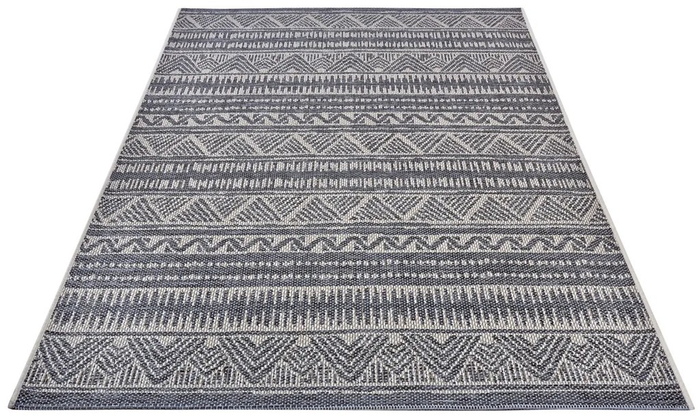 Hanse Home Collection koberce Kusový koberec Clyde 105906 Loto Grey Beige – na von aj na doma - 76x150 cm
