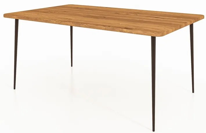 Jedálenský stôl z dubového dreva 160x90 cm Kula - The Beds