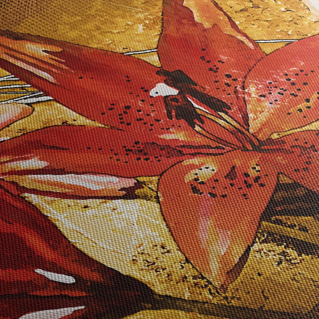 Obraz kvetov ľalií (90x60 cm)