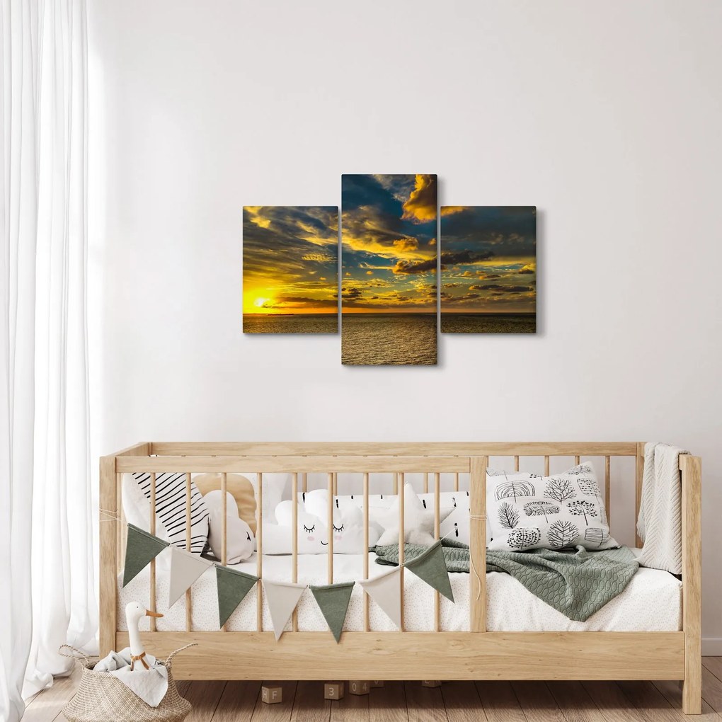 Západ slnka na mori (90x60 cm)