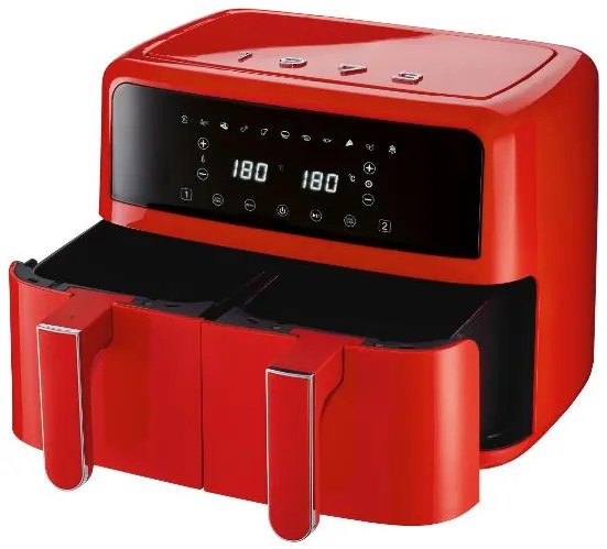 Silvercrest®  Teplovzdušná fritéza Retro 1973 Shlfd 2600 B1, červená (červená 1973)  (100393130)