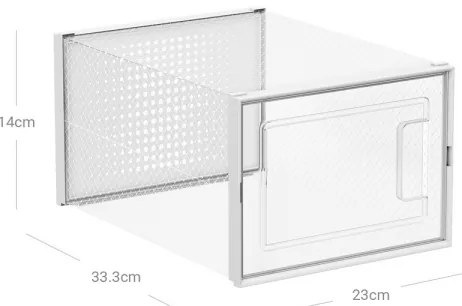 Modulárny regál s priehradkami BOXIFY biely