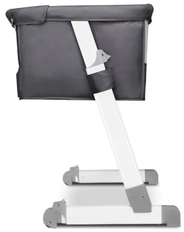 Lionelo - Cestovná postieľka THEO tmavosivá