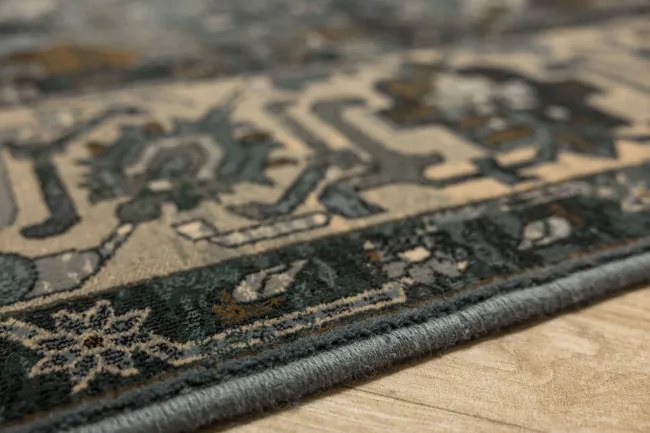 Koberec Dywilan Superior Oman, ornament, tmavomodrý