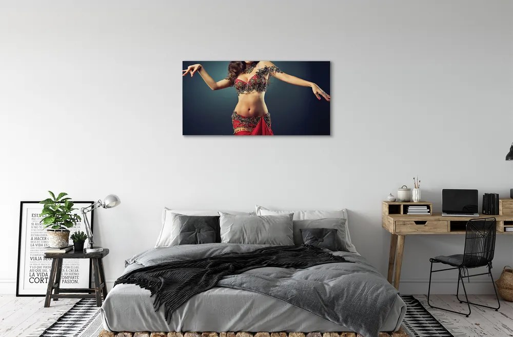 Obraz canvas žena tancuje 120x60 cm