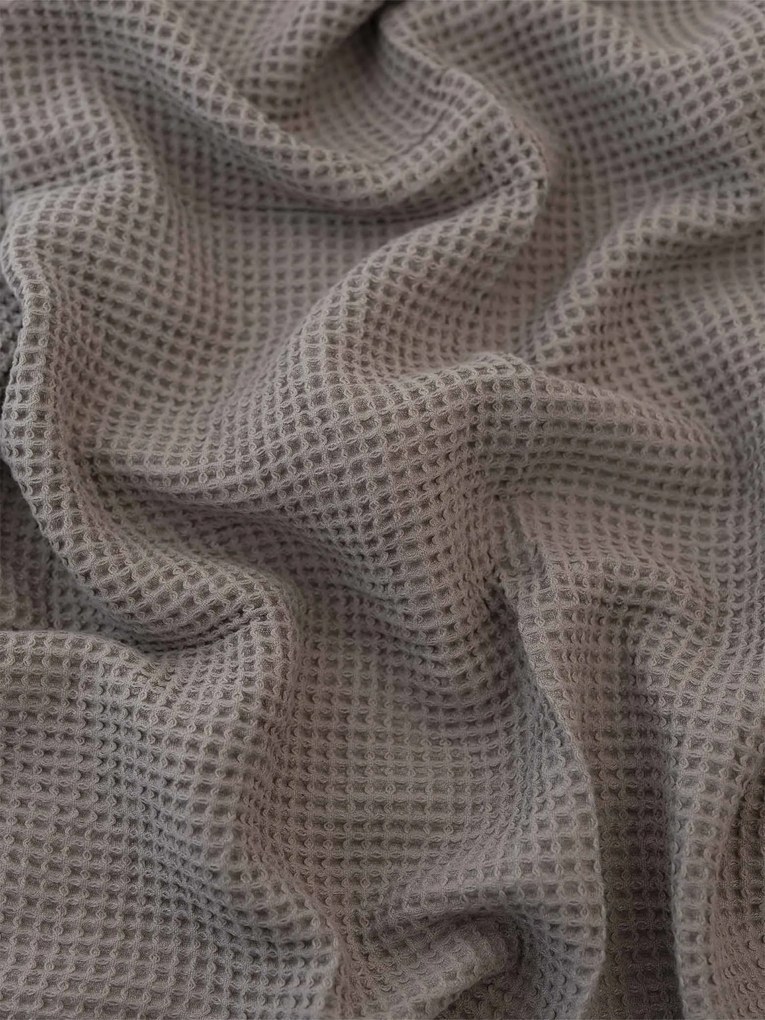 Vaflová osuška 70 × 140 cm ‒ Florencia sivo-hnedá