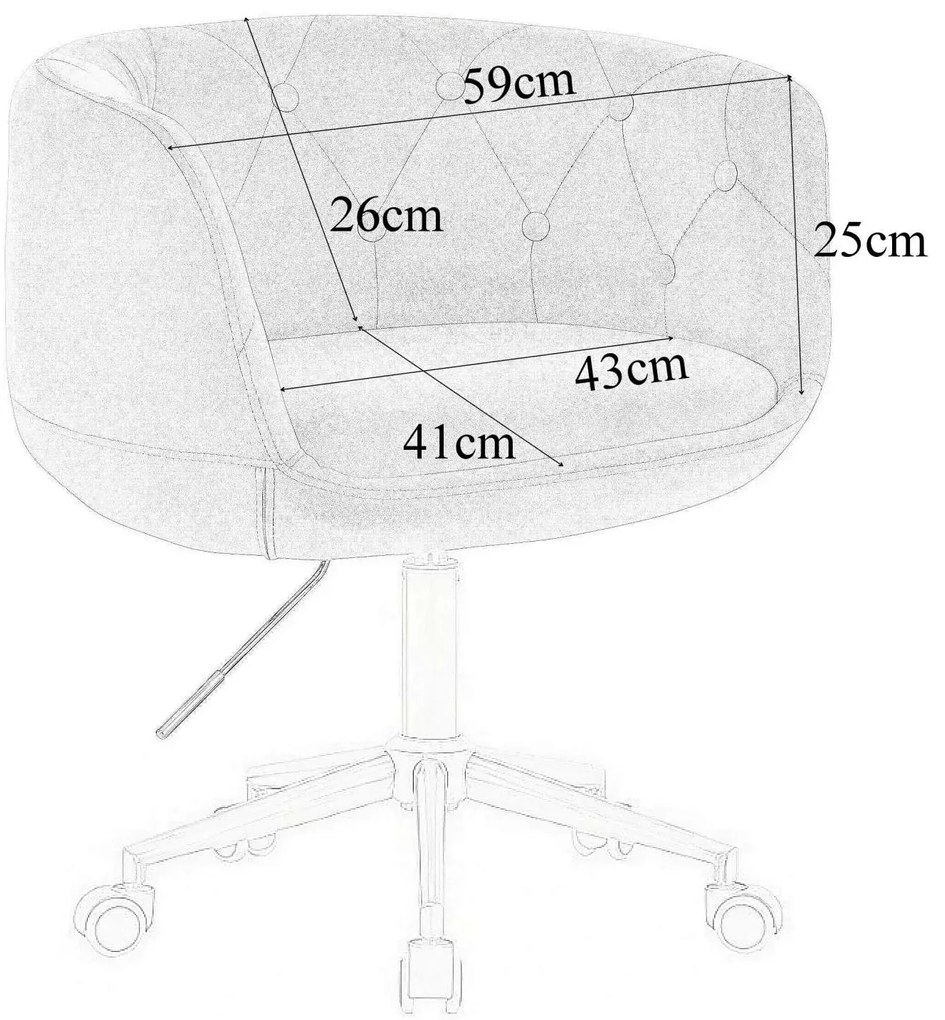 LuxuryForm DESIGN Kreslo MONTANA VELUR na striebornom kríži - modré