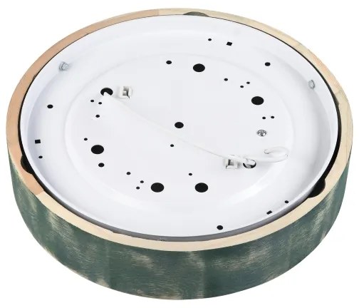 Brilagi - Stropné svietidlo PINO 2xE27/15W/230V borovica/zelená priemer 37,5 cm