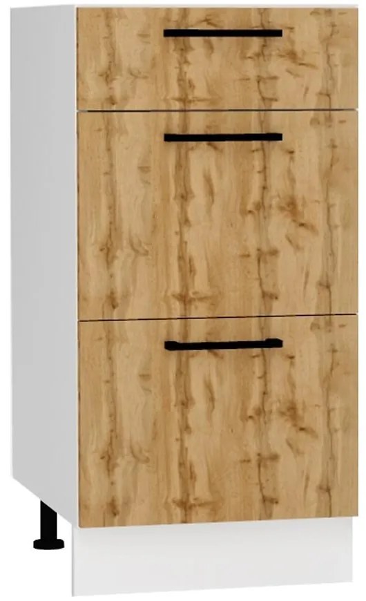 Kuchynská skrinka Bono D40s/3 dub wotan