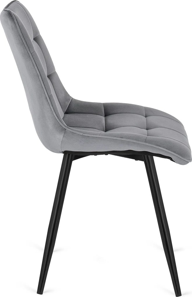 PROXIMA.store - Čalúnená jedálenská stolička RIO FARBA: sivá