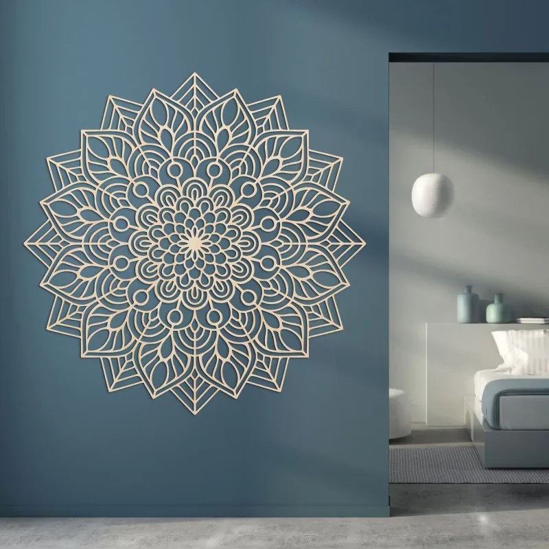 Drevená mandala na stenu harmonická energia I SENTOP PR0319-A