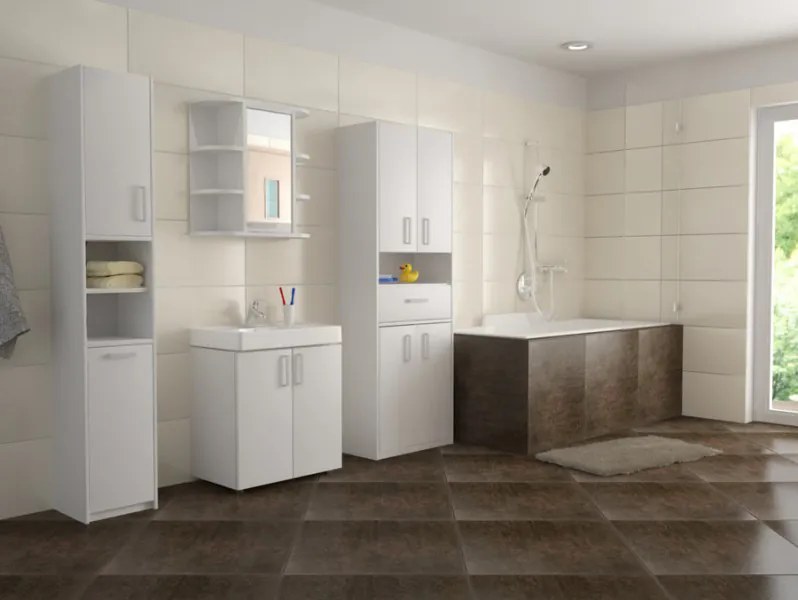 Koupelnová skříňka vysoká šířka 60 cm Seon Wenge Magic