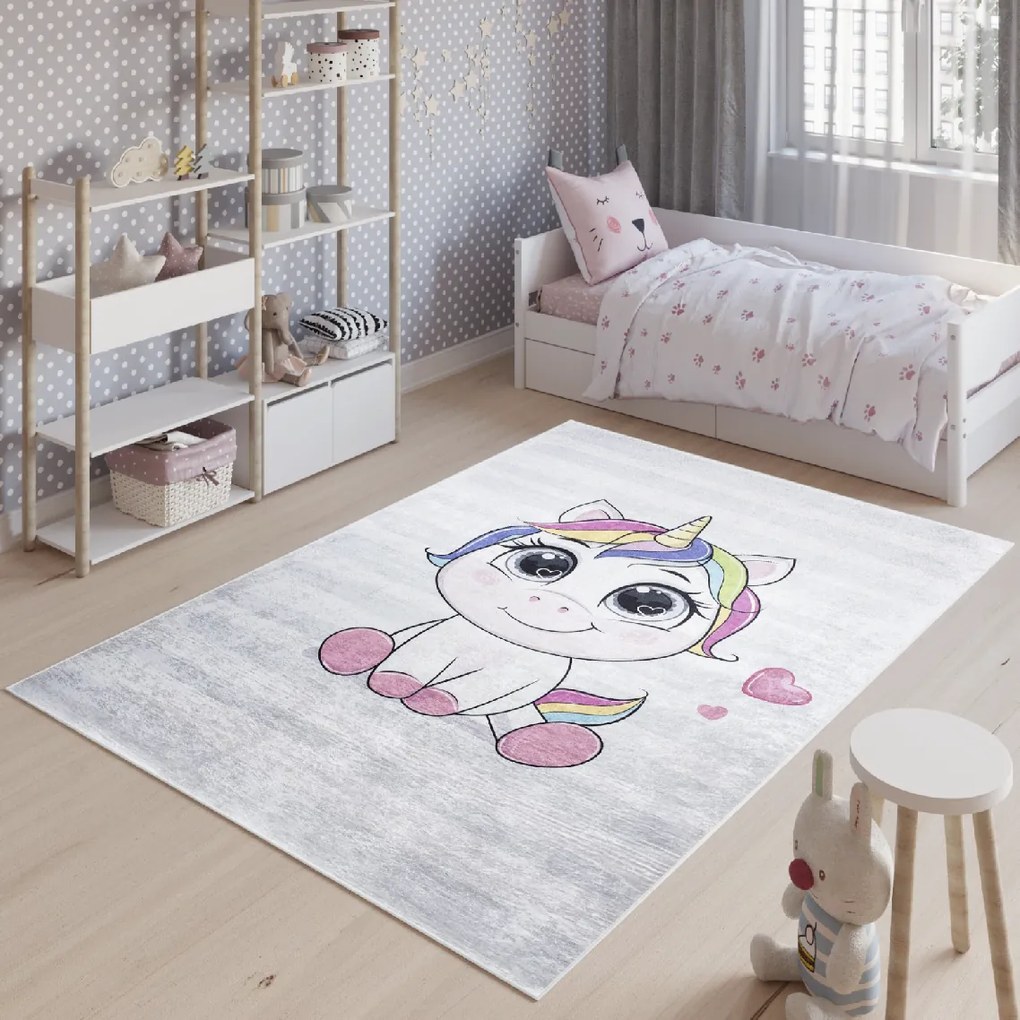 Detský koberec JEDNOROŽEC - PRINT EMMA ROZMERY: 80x150