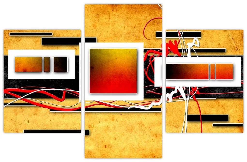 Obraz - Abstrakcia (90x60 cm)