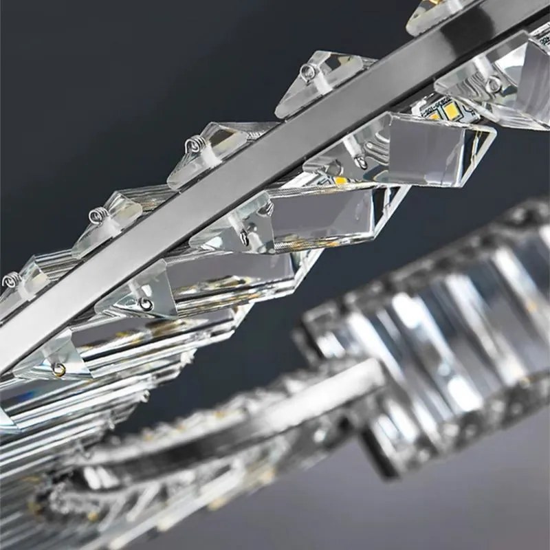 Toolight Toolight, LED krištáľové osvetlenie 60cm, APP1529-CP60, chrómová, OSW-06401